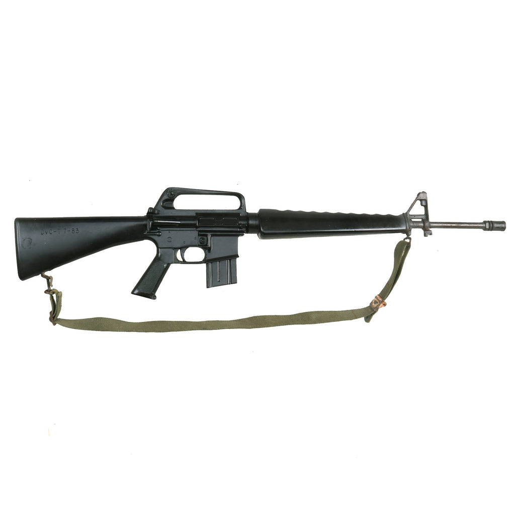 Original U.S. Colt M16A1 AR-15 Rubber Duck Molded Training Rifle marked TASO - FG with Sling Original Items