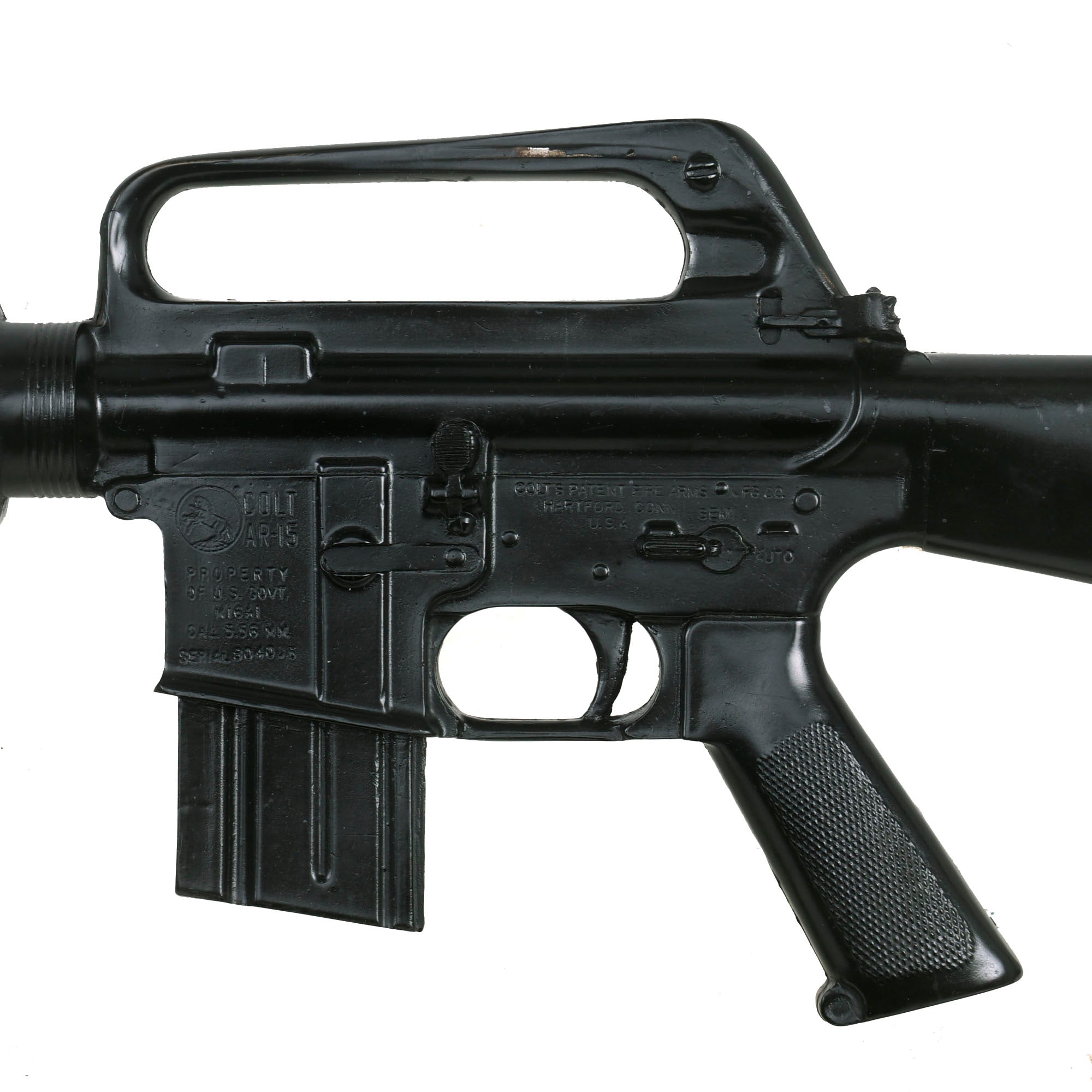 Original U.S. Colt M16A1 AR-15 Rubber Duck Molded Training Rifle