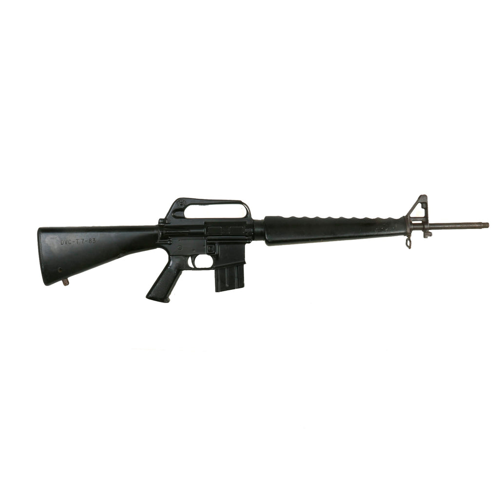 Original U.S. Vietnam War Era Colt M16A1 AR-15 Rubber Duck Molded Training Rifle marked TASO - FG Original Items