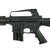 Original U.S. Colt M16A2 (AR-15) Rubber Duck Molded Training Rifle marked TSC FT KNOX Original Items