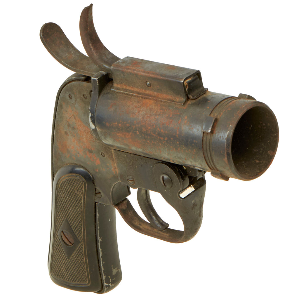 Original U.S. WWII M8 Pyrotechnic 1943 Dated 37mm Flare Signal Pistol by Eureka Vacuum - Serial E-090579 Original Items