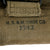 Original U.S. WWII M1928 Field Pack Haversack Grouping With M1942 Ammunition Belt Rig Featuring T-Handle Shovel and Mattock Pickaxe Original Items