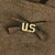 Original U.S. WWI Named Tough ‘Ombres 90th Division Uniform Grouping - Double Patched Uniform - Bag of Captured German Souvenirs Original Items