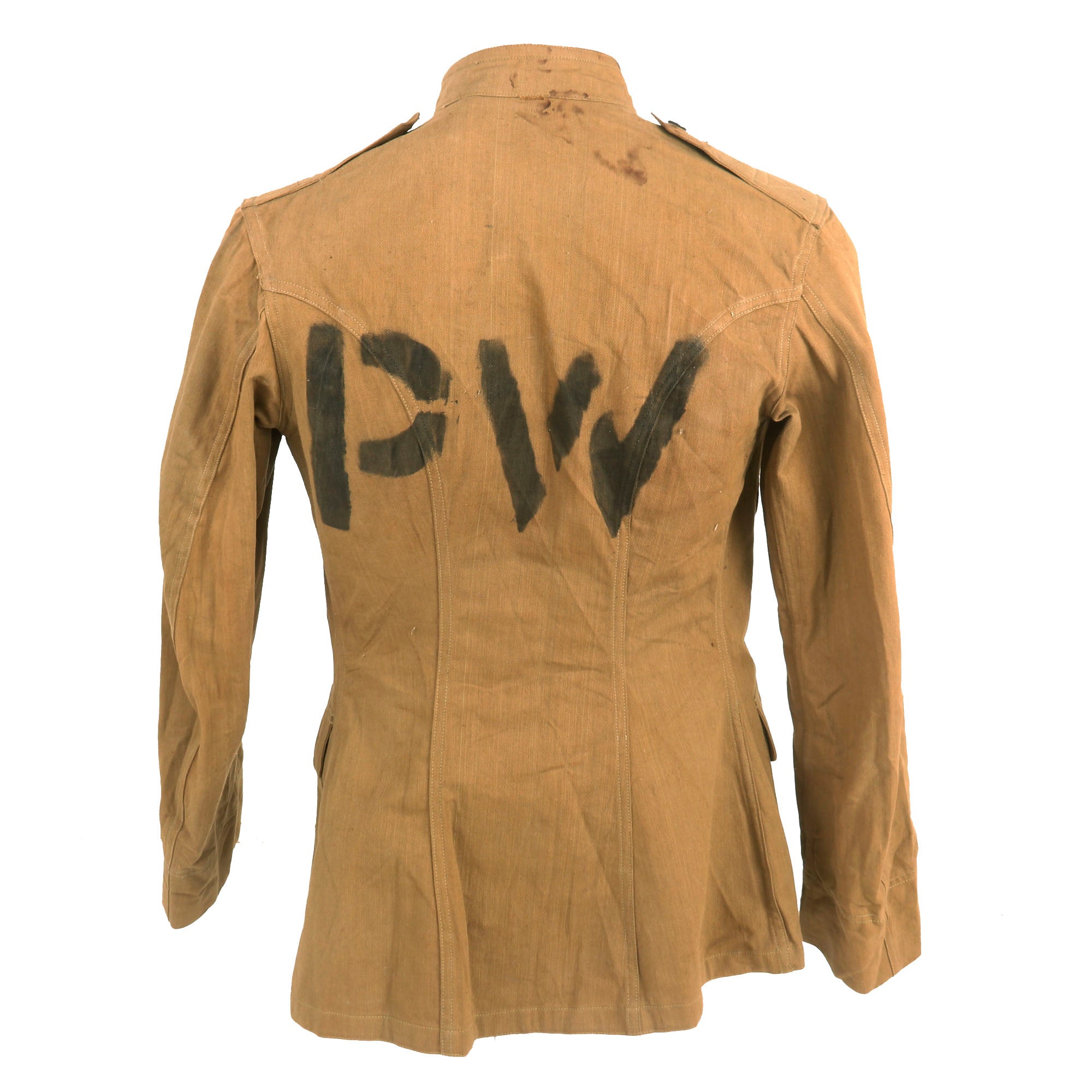 Original WWII German POW Named WWI Uniform Jacket with Axis