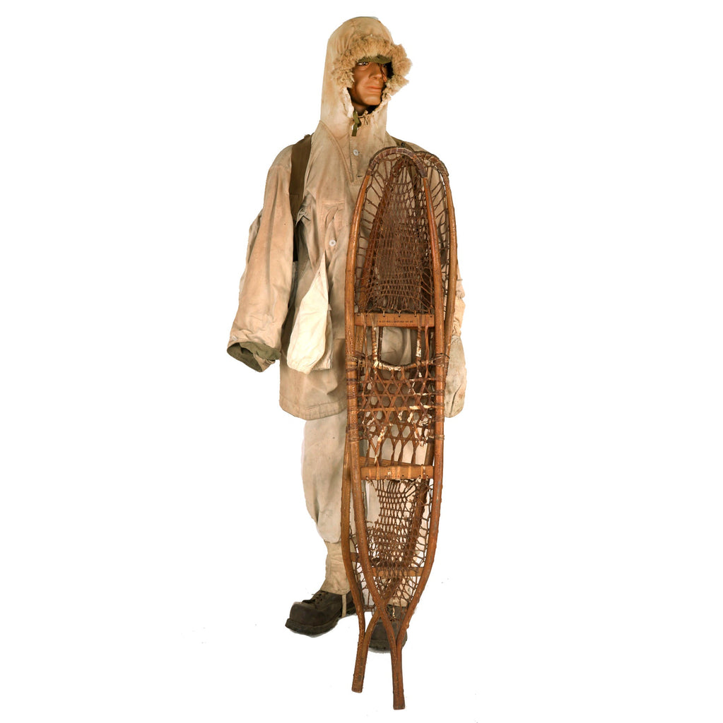 Original U.S. WWII 10th Mountain Division Skiing Troops Uniform and Equipment Set with Ski Mountain Boots Original Items