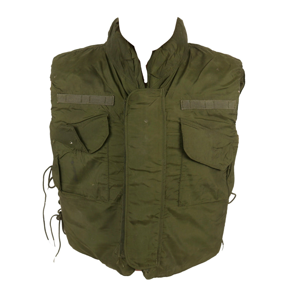 Original U.S. Vietnam War Era Service Worn M69 Flak Vest Body Armor in Size Medium by Rachman Mfg. Co. - Dated 1968 Original Items