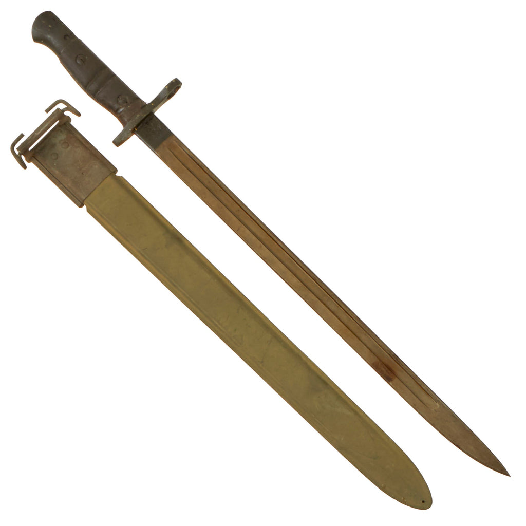 Original U.S. WWI M1917 Enfield Rifle Bayonet by Remington with WWII M ...