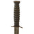 Original U.S. WWII M3 Fighting Knife Crossguard Marked by Aerial with Custom Leather Scabbard - Rare Maker Original Items