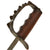 Original U.S. WWI M1917 Trench Knife by American Cutlery Company with WWII Leather Sheath Original Items