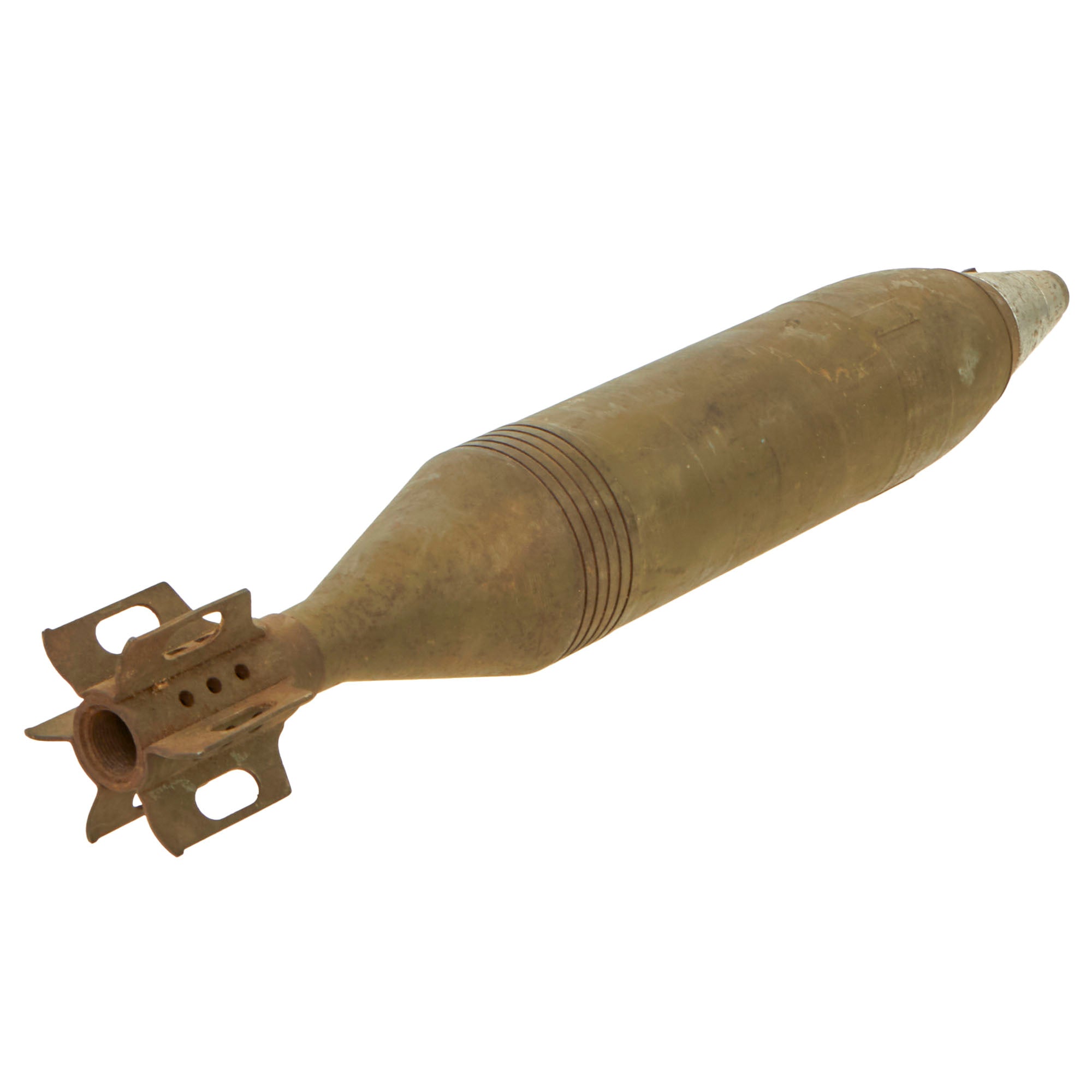 Original U.S. WWII Inert 81mm M56 HE Mortar Shell Round - Dated 1945 ...