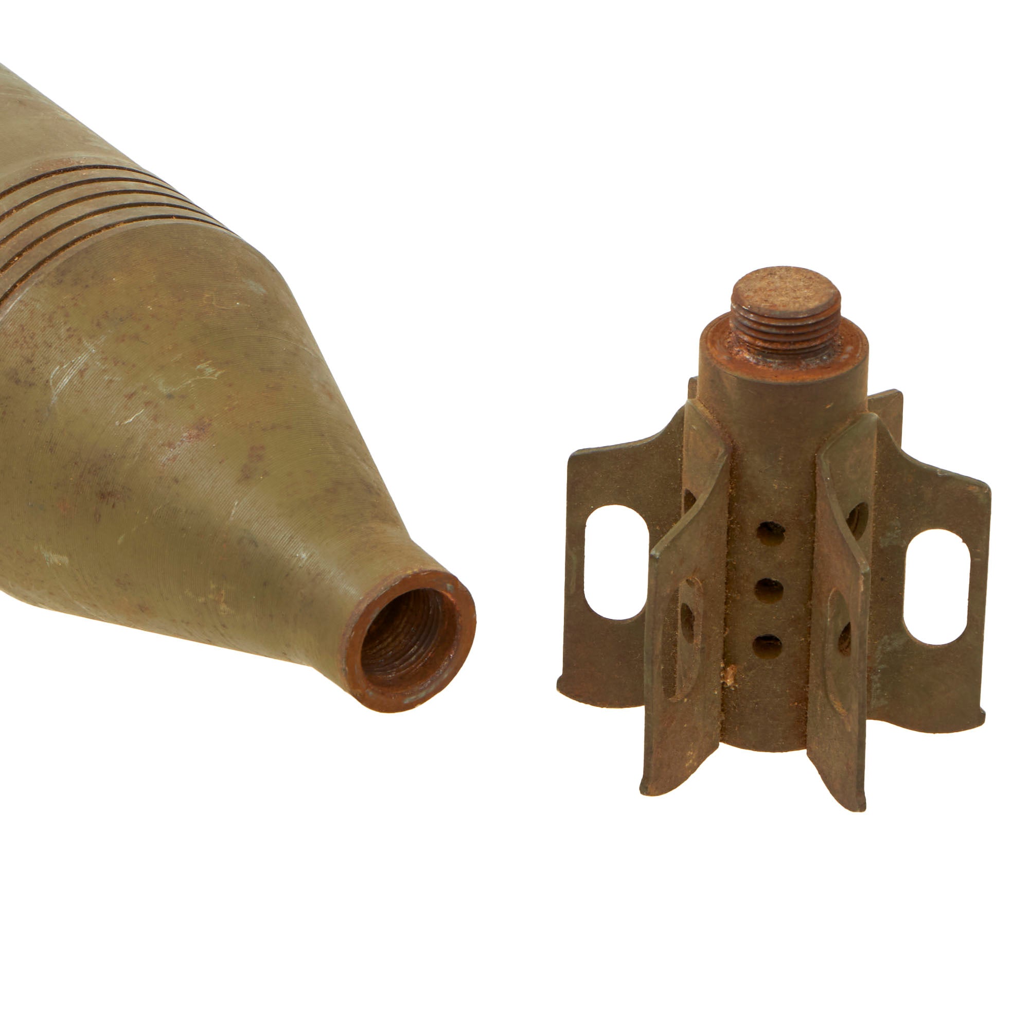 Original U.S. WWII Inert 81mm M56 HE Mortar Shell Round - Dated 1945 ...