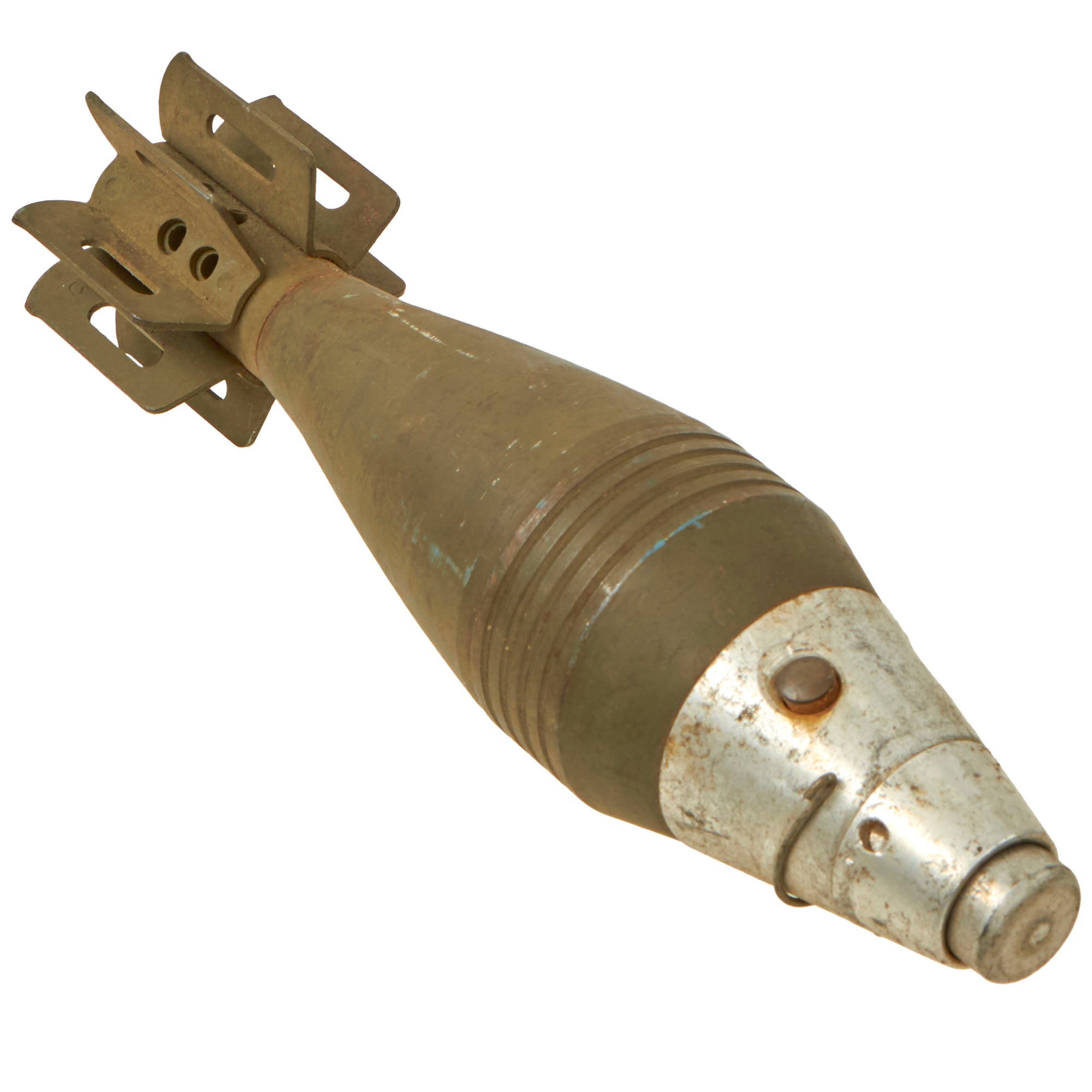 Original U.S. WWII 1945 Dated M49A2 60mm Deactivated Mortar Practice R ...