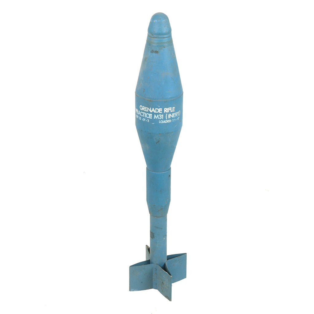 Original U.S. Vietnam War INERT Practice M31 HEAT Anti-Armor Rifle Grenade Trainer Dated 1967 - 66mm Original Items
