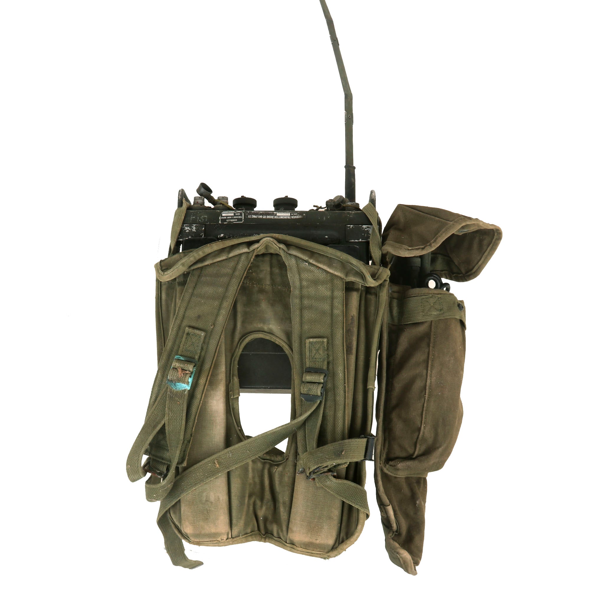 Original U.S. Korean / Vietnam War AN/PRC-77 Radio Man Pack Set with S ...