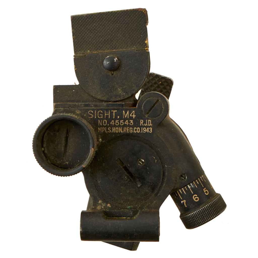 Original U.S. WWII Era M4 Collimator Sight - As Used on 60mm and 81mm Mortar Systems Original Items