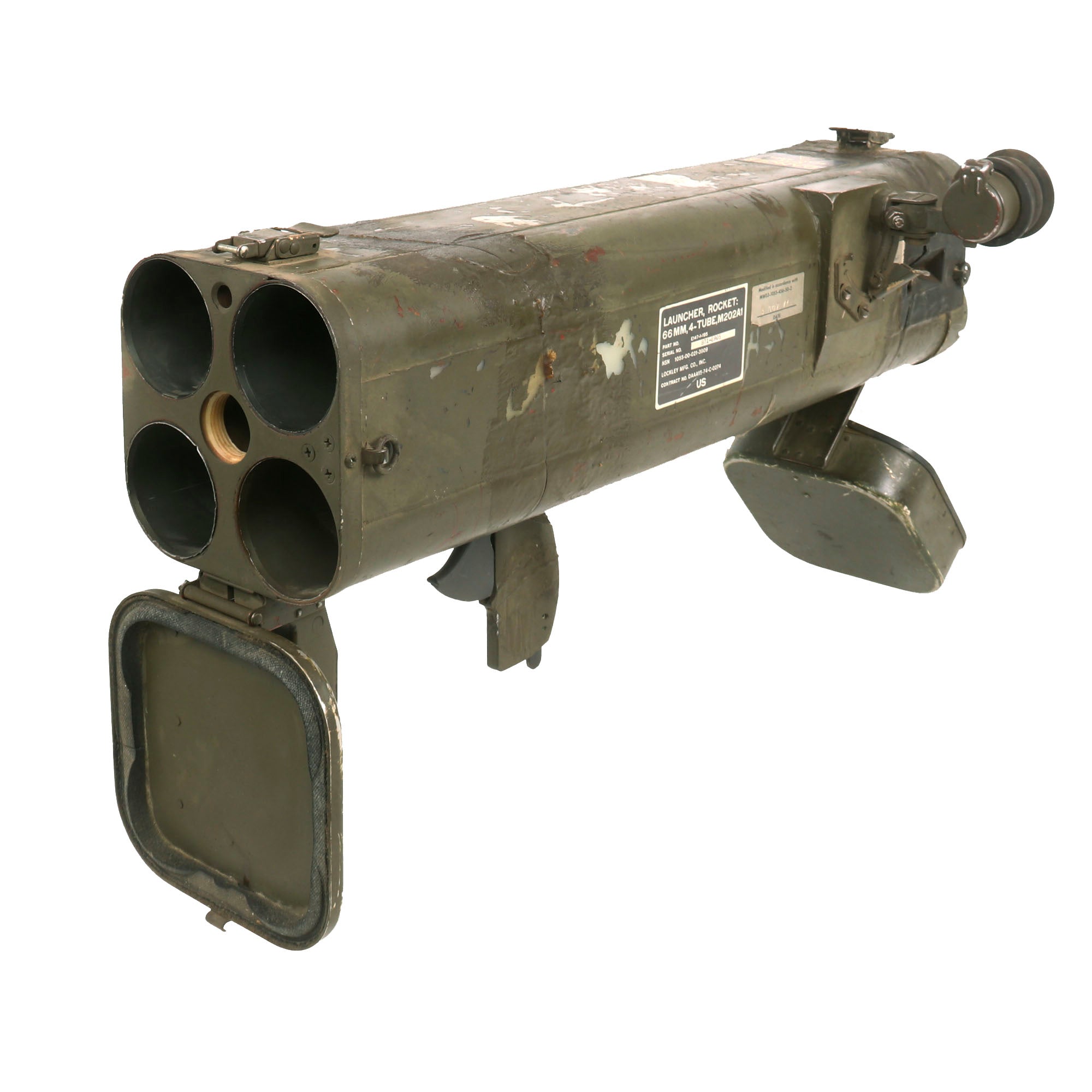 Original Rare U.S. M202A1 FLASH Four Tube 66mm Incendiary Rocket Launc ...