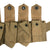 Original U.S. WWII US Army Military Police MP M1911 Magazine Pouch/Gas Canister Bandolier Original Items