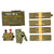 Original U.S. WWII to GWoT Era Inert / Deactivated Training Lot Featuring EOD CD450-4J REO Blasting Machine, 1 LB TNT Blocks, Firing Devices and M7A1 AT Mine - (7) Items Original Items