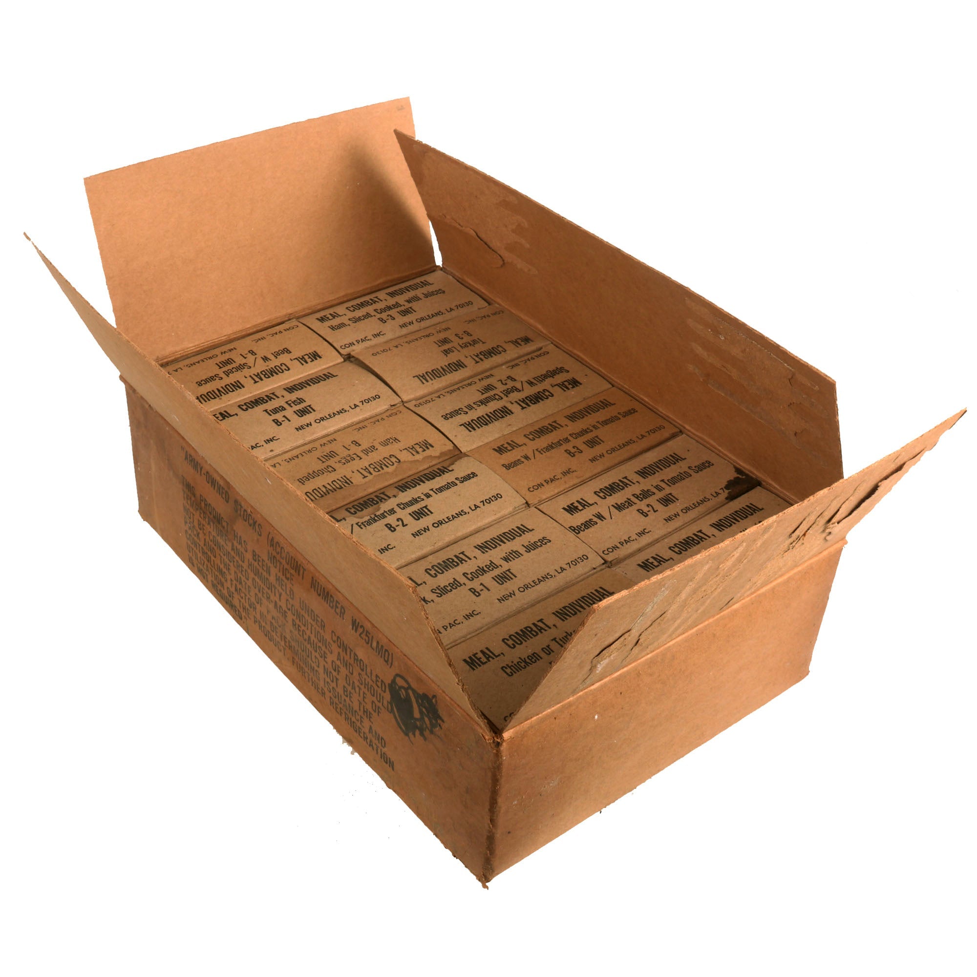 Type C Ration Original U.S. Post Vietnam War Type C Field Ration “C-Rat” by Dri Mix ...
