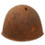 Original Soviet WWII KIA Shot Through SSh-39 Steel Combat Helmet Shell - Size 2 Original Items