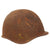 Original Soviet WWII KIA Shot Through SSh-40 Steel Combat Helmet Shell - Size 2 Original Items