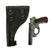 Original German WWII Leuchtpistole 42 Signal Flare Pistol by HASAG with Zinc Finish and Leather Holster - Serial Number 188627 Original Items