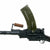 Original WWII Danish Madsen Display Light Machine Gun with Magazine Original Items