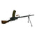 Original WWII Danish Madsen Display Light Machine Gun with Magazine Original Items