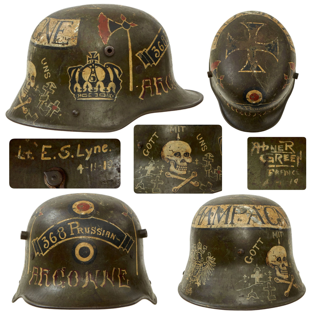 Original Imperial German WWI Named & Dated USGI Captured