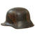 Original U.S. WWI Imperial German Camouflage Painted Helmet Shell Bringback Grouping With Dogtags, Silver WOund Badge, Iron Cross and More - Herbert T. Baynes (2026381) Original Items