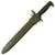 Original U.S. WWII M1 Garand 10 inch Cut Down Bayonet by Oneida Limited with Dutch M7 Scabbard - Dated 1942 Original Items