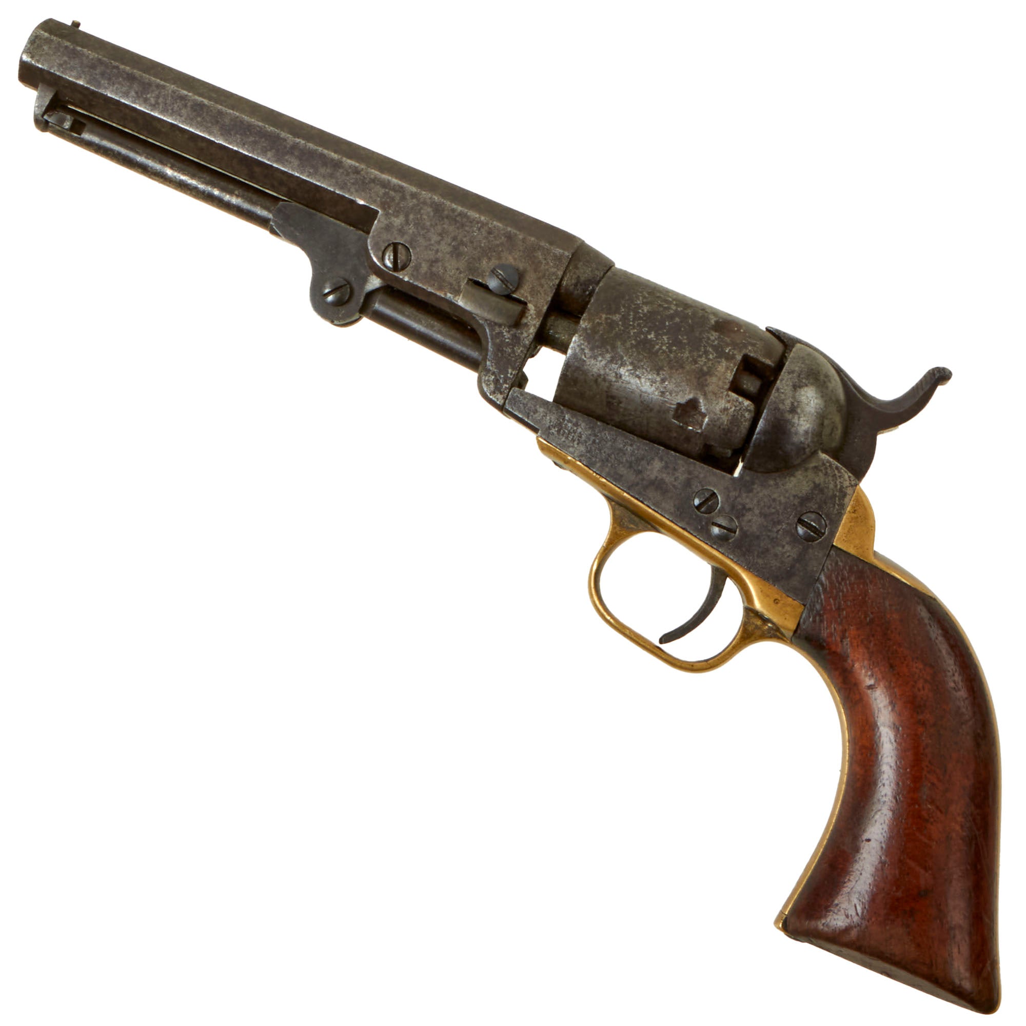 Original U.S. Civil War Colt M1849 Pocket Percussion Revolver with 5 ...