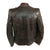 Original German WWII Luftwaffe Pilot / Panzer Tanker Style Private Purchase Double Breasted Brown Leather Jacket Original Items