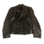 Original German WWII Luftwaffe Pilot / Panzer Tanker Style Private Purchase Double Breasted Brown Leather Jacket Original Items