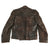 Original German WWII Luftwaffe Pilot / Panzer Tanker Style Private Purchase Double Breasted Brown Leather Jacket Original Items