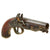 Original Scottish Large Bore "Man Stopping" Flintlock Overcoat Pistol by Thomson of Edinburgh with Captured Ramrod - circa 1780 (Copy) Original Items