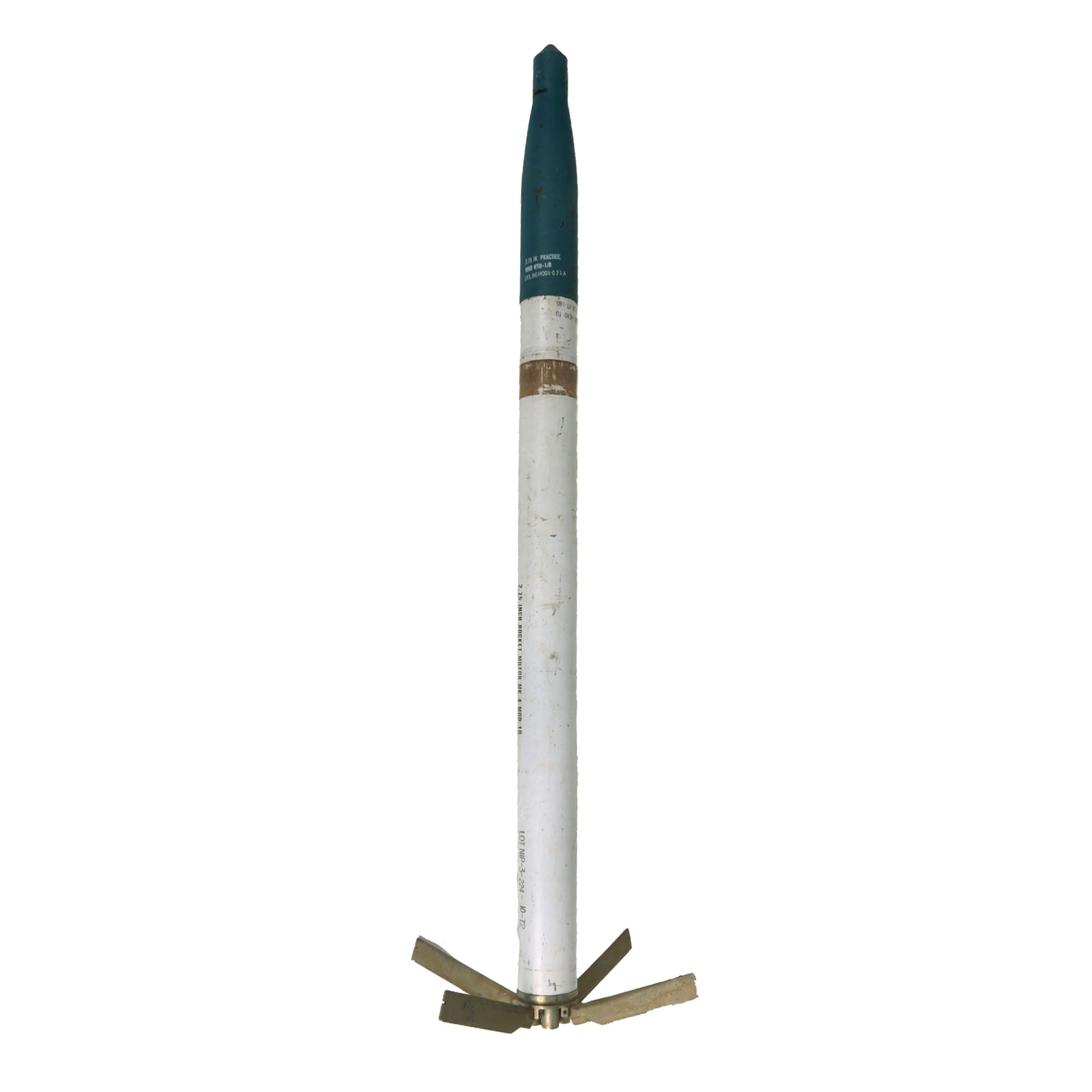Original U.S. Vietnam War 2.75” Hydra 70 Aerial Practice Rocket with M ...