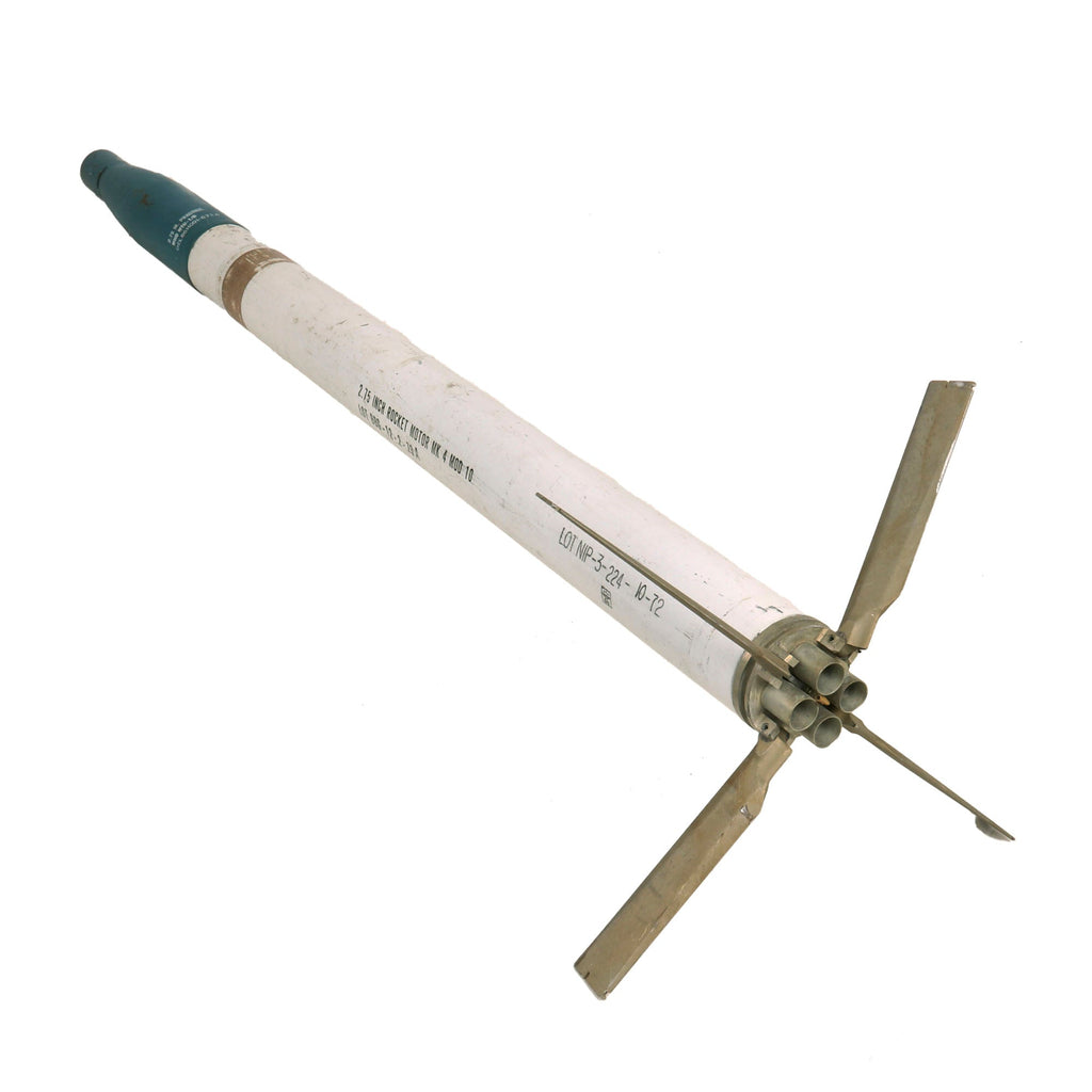 Original U.S. Vietnam War 2.75” Hydra 70 Aerial Practice Rocket with M ...