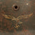 Original German WWII Luftwaffe Single Decal M40 Helmet Shell with Liner Remnant - Stamped Q62 Original Items