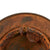 Original German WWII Luftwaffe Single Decal M40 Helmet Shell with Liner Remnant - Stamped Q62 Original Items