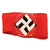 Original German WWII NSDAP & SA Cotton Armband with Directly Woven BeVO Insignia