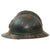Original Rare French WWI Colonial Infantry & Navy Model 1915 Adrian Steel Helmet with Liner & Chinstrap Original Items
