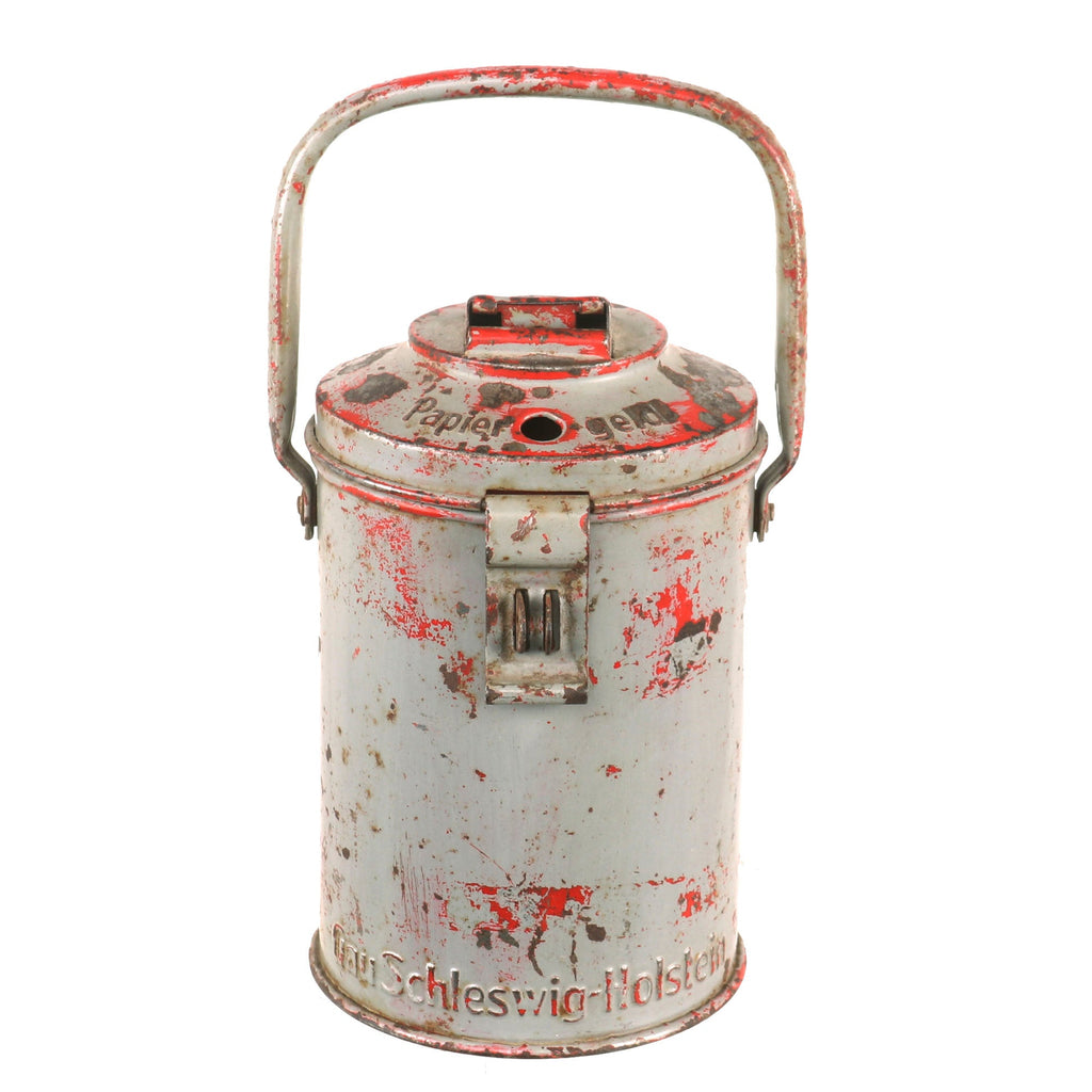 Original German WWII WHW Gau Schleswig-Holstein Donation Can by Westermann & Co Neheim-Ruhr Original Items