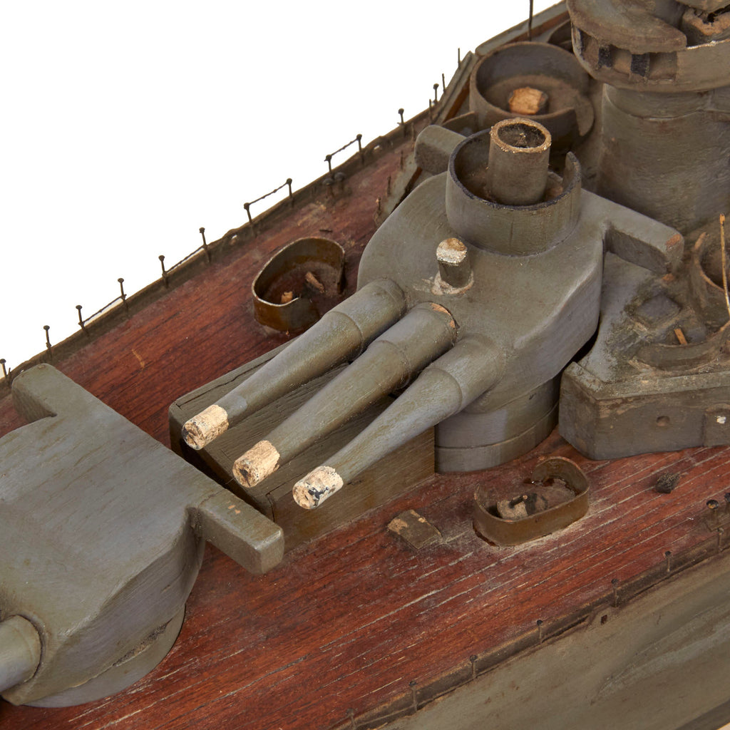 Original U.S. WWII USS Indiana Model Constructed by Korean War Seaman ...