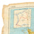 Original U.S. WWII Airborne "Zones of France" D-Day Silk Map - Dated March 1944 - WEA Western European Area - 22 ½” x 24” Original Items