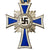 Original German WWII Silver 2nd Class Mother’s Cross for 6-7 Children with Ribbon in Original Packet Original Items