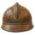 Original French WWI Zouave North African Troops M1915 Adrian Helmet with Veteran’s Plate & Liner Original Items