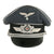 Original German WWII Luftwaffe Officer Schirmmütze Visor Crush Cap by Erel with Bullion Insignia Original Items