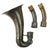 Original German WWII Luftwaffe Marked Alto Clarinet Bell by G.H. Hüller Dated 1939 with Two Necks Original Items