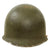 Original U.S. WWII M1 Helmet with 3rd Infantry Division Insignia Likely Painted During Korean War - Westinghouse Liner Original Items